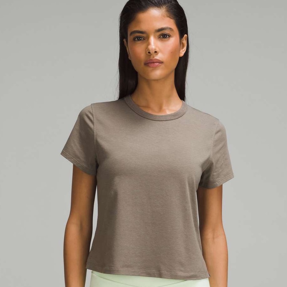 Lululemon Classic-Fit Cotton-Blend T-Shirt🤎